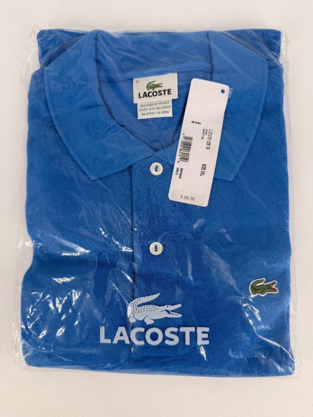 💙 New with Tags Lacoste Men's Classic Piqué Polo